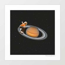 Load image into Gallery viewer, 'Saturn skating' Art Print by Vertigo Artography