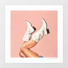 Load image into Gallery viewer, 'These Boots - Peach' Art Print by Vertigo Artography