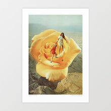 Load image into Gallery viewer, 'The yellow big rose' Art Print by Vertigo Artography
