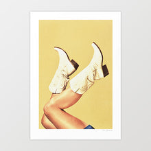 Load image into Gallery viewer, 'These Boots - Yellow' Art Print by Vertigo Artography