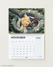 Load image into Gallery viewer, 2027 Collage Art Wall Calendar by Vertigo Artography | A3 Surreal Art Calendar | Aesthetic 2027 Wall Planner | Unique Christmas Gift