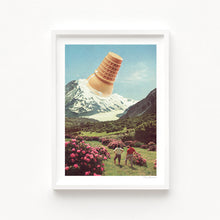 Cargar imagen en el visor de la galería, &#39;Ice Cream Peak - Mountain Meltdown&#39; Art Print by Vertigo Artography