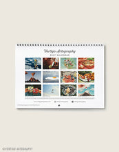 Load image into Gallery viewer, 2027 Collage Art Wall Calendar by Vertigo Artography | A3 Surreal Art Calendar | Aesthetic 2027 Wall Planner | Unique Christmas Gift
