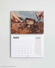 Load image into Gallery viewer, Unique 2026 art print calendar showcasing curated collage illustrations that follow the seasonal flow of the year.