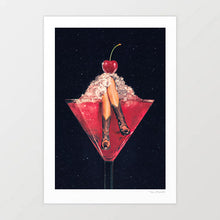 Load image into Gallery viewer, &#39;Cherry Cowgirl Margarita&#39; Art Print by Vertigo Artography