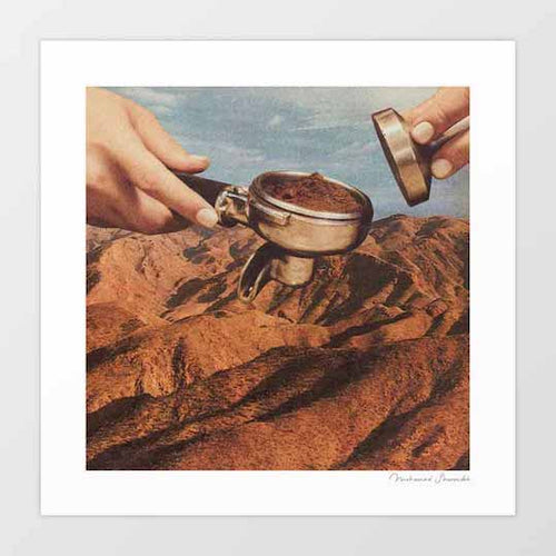 'Barista Coffee County' Art Print by Vertigo Artography