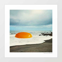 Cargar imagen en el visor de la galería, Sunny side up fried egg washed up on the beach, in time for breakfast.