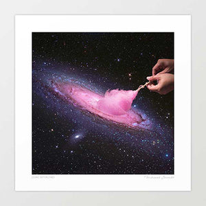 'Cosmic Cotton Candy' Art Print by Vertigo Artography