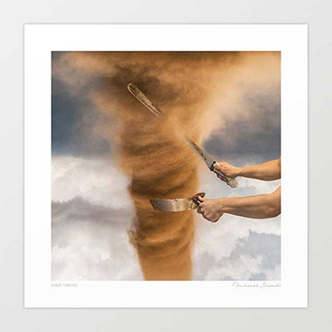 'Doner Tornado' Art Print by Vertigo Artography