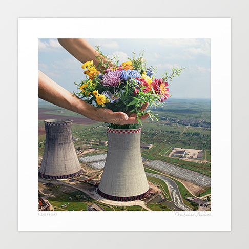 'Flower Plant' Art Print by Vertigo Artography