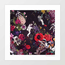 Load image into Gallery viewer, &#39;Flowers and Astronauts&#39; Art Print by Vertigo Artography