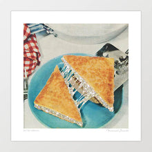 Load image into Gallery viewer, &#39;Glitter Sandwich - Eat Fashionably&#39; Art Print by Vertigo Artography