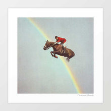 Load image into Gallery viewer, &#39;Horse over rainbow&#39; Art Print by Vertigo Artography