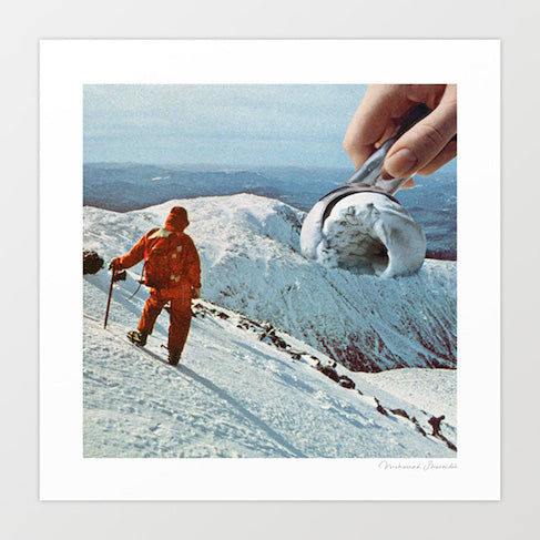 'Ice Cream Mountain' Art Print by Vertigo Artography
