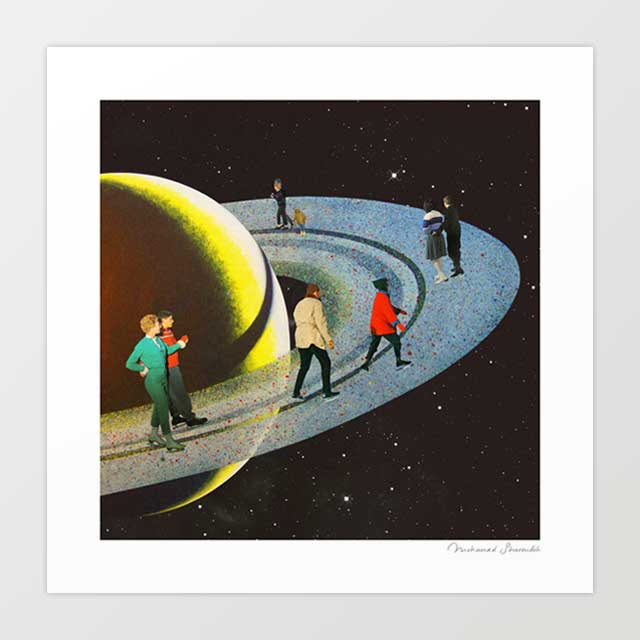 'Saturn's rink' Art Print by Vertigo Artography