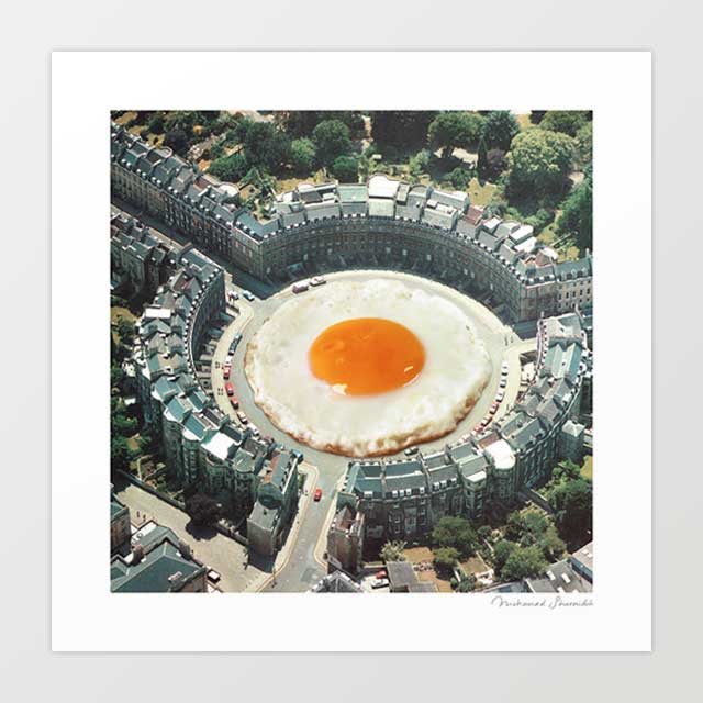 'Take the 2nd eggxit' Art Print by Vertigo Artography