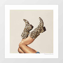 Load image into Gallery viewer, &#39;These Boots - Leopard Print&#39; Art Print by Vertigo Artography