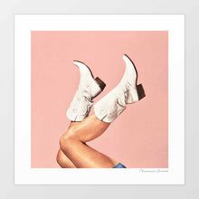 Charger l&#39;image dans la galerie, &#39;These Boots - Peach&#39; Art Print by Vertigo Artography