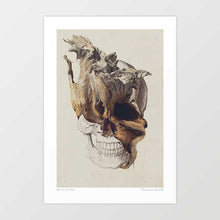 Cargar imagen en el visor de la galería, &#39;Skull - High By The Beach&#39; Art Print by Vertigo Artography