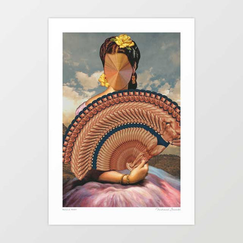 'Muscle Mary' Art Print by Vertigo Artography