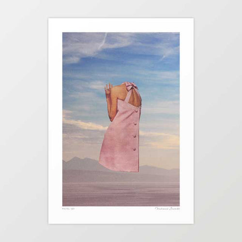 'Pastel sea' Art Print by Vertigo Artography