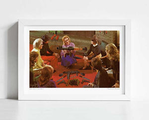 'Aunt Daisy's tea party' Art Print by Vertigo Artography