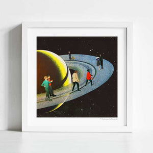 'Saturn's rink' Art Print by Vertigo Artography
