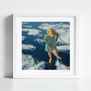 'Spraying snow on the mountains' Art Print by Vertigo Artography