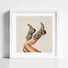 Load image into Gallery viewer, &#39;These Boots - Leopard Print&#39; Art Print by Vertigo Artography