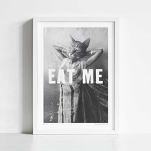Load image into Gallery viewer, &#39;Eat Me - Cat Portrait&#39; Art Print by Vertigo Artography